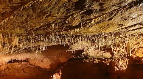 Lacave cave in the lot Stock Photos