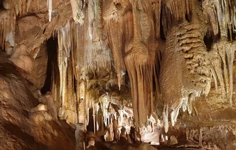 Lacave cave in the lot Stock Photos