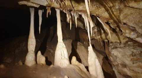 Lacave cave in the lot Stock Photos
