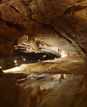 Lacave cave in the lot Stock Photos