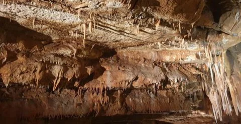 Lacave cave in the lot Stock Photos