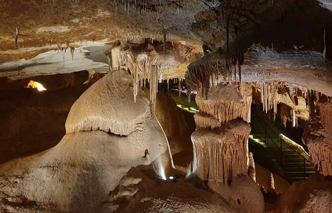 Lacave cave in the lot Stock Photos