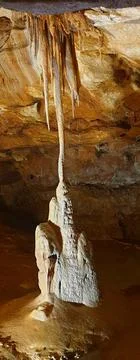 Lacave cave in the lot Stock Photos
