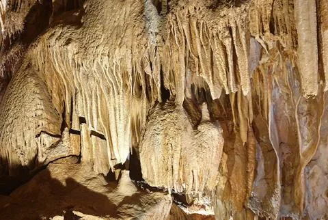 Lacave cave in the lot Stock Photos