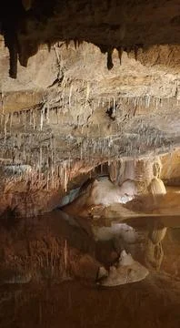 Lacave cave in the lot Stock Photos