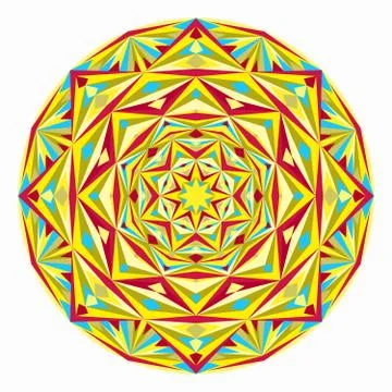 Lace background. Beautiful Mandala. Vector illustration. Stock-Illustration