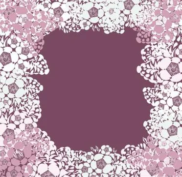 Lace background with a place for text Stock Illustration
