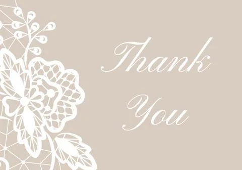 Lace border card Stock Illustration