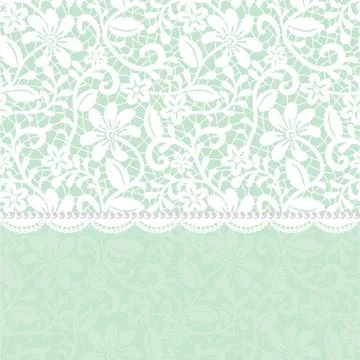 Lace border Illustrazione stock