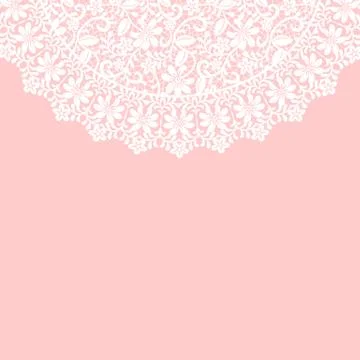 Lace border Stock Illustration