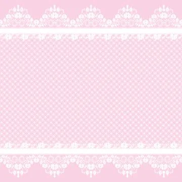 Lace border Illustrazione stock