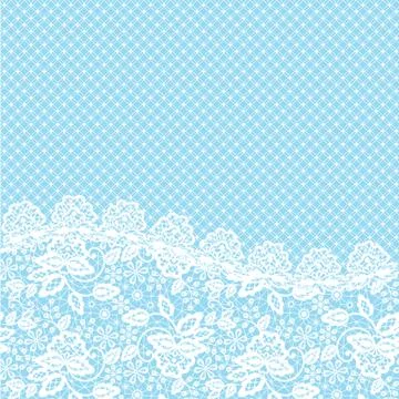 Lace border Illustrazione stock