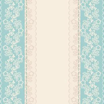 Lace border Stock Photos