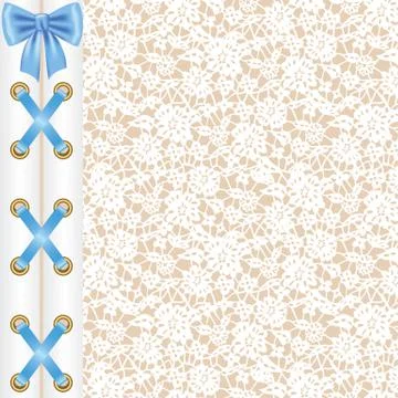 Lace corset Stock Illustration