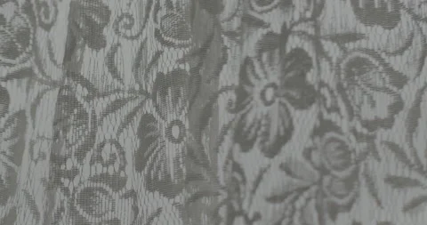 Lace Curtain Vídeo Stock 196651265