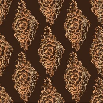 Lace elegant vintage pattern Stock Illustration