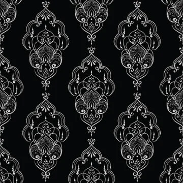 Lace elegant vintage pattern Stock Illustration