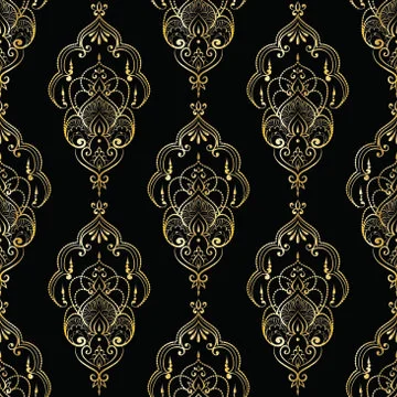 Lace elegant vintage pattern Stock Illustration