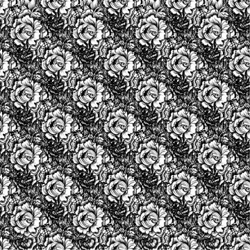 Lace elegant vintage pattern Stock Illustration