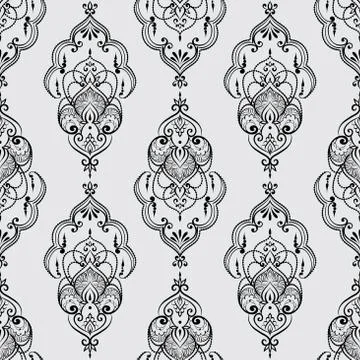 Lace elegant vintage pattern Stock Illustration