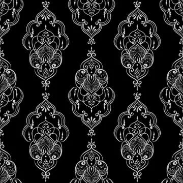 Lace elegant vintage pattern Stock Illustration