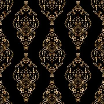 Lace elegant vintage pattern Stock Illustration
