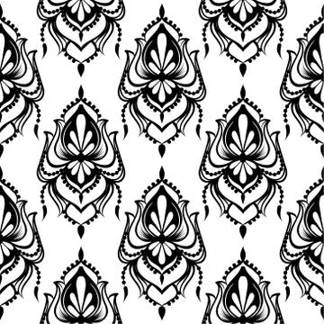 Lace elegant vintage pattern Stock Illustration