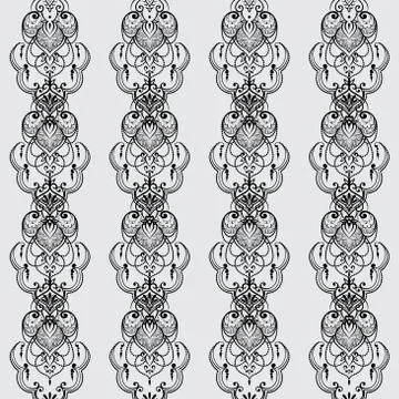 Lace elegant vintage pattern Stock Illustration