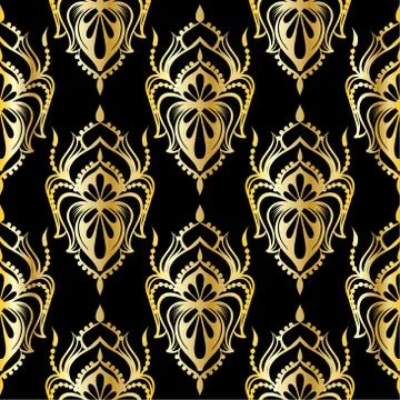 Lace elegant vintage pattern Stock Illustration