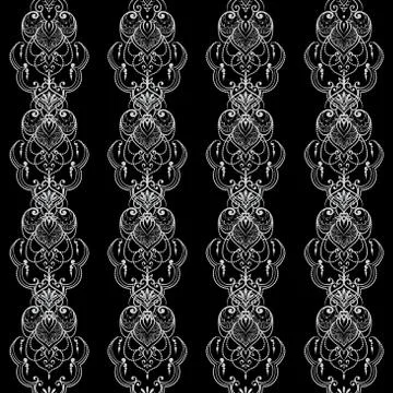 Lace elegant vintage pattern Stock Illustration