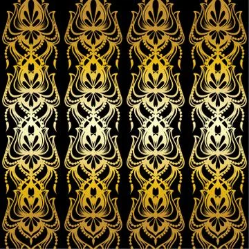 Lace elegant vintage pattern Stock Illustration