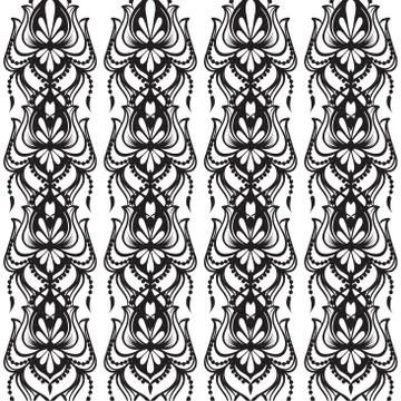 Lace elegant vintage pattern Stock Illustration