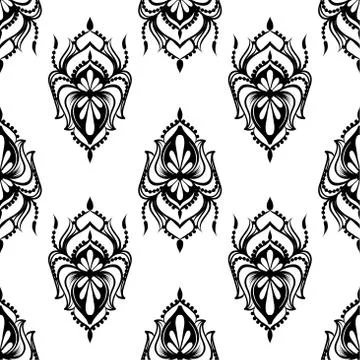 Lace elegant vintage pattern Stock Illustration