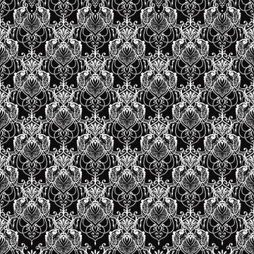 Lace elegant vintage pattern Stock Illustration