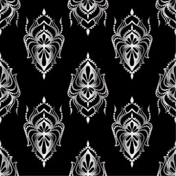 Lace elegant vintage pattern Stock Illustration