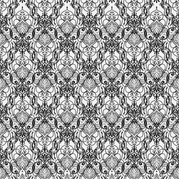 Lace elegant vintage pattern Stock Illustration