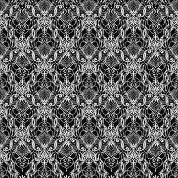 Lace elegant vintage pattern Stock Illustration