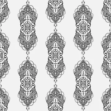 Lace elegant vintage pattern Stock Illustration