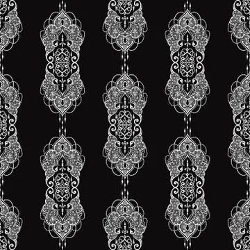 Lace elegant vintage pattern Stock Illustration