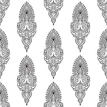 Lace elegant vintage pattern Stock Illustration