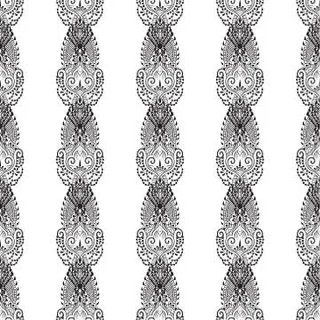 Lace elegant vintage pattern Stock Illustration