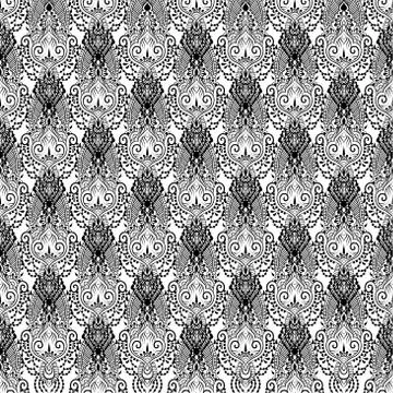 Lace elegant vintage pattern Stock Illustration