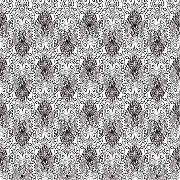 Lace elegant vintage pattern Stock Illustration