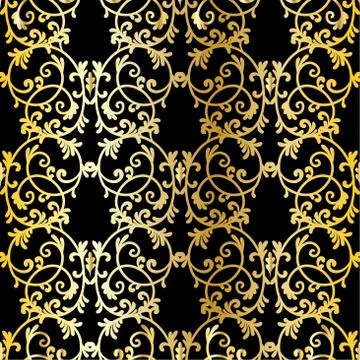 Lace elegant vintage pattern Stock Illustration