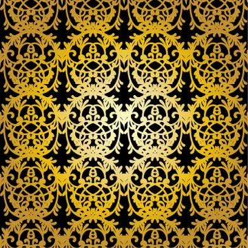 Lace elegant vintage pattern Stock Illustration