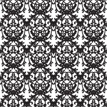 Lace elegant vintage pattern Stock Illustration