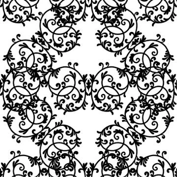 Lace elegant vintage pattern Stock Illustration