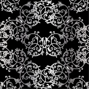 Lace elegant vintage pattern Stock Illustration