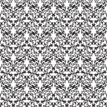Lace elegant vintage pattern Stock Illustration