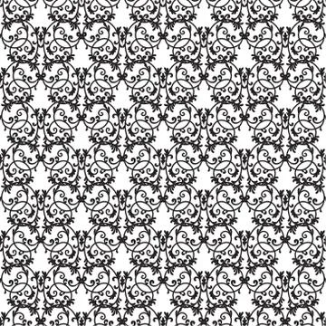 Lace elegant vintage pattern Stock Illustration